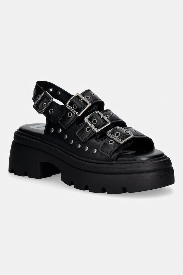 Buffalo kadın platform sandalet Vega Athena Buckle