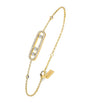 Yellow Gold and Diamond Baby Move Classique Bracelet