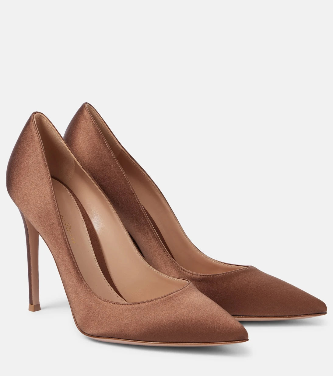 Gianvito Rossi - Gianvito 105 saten topuklu ayakkabı