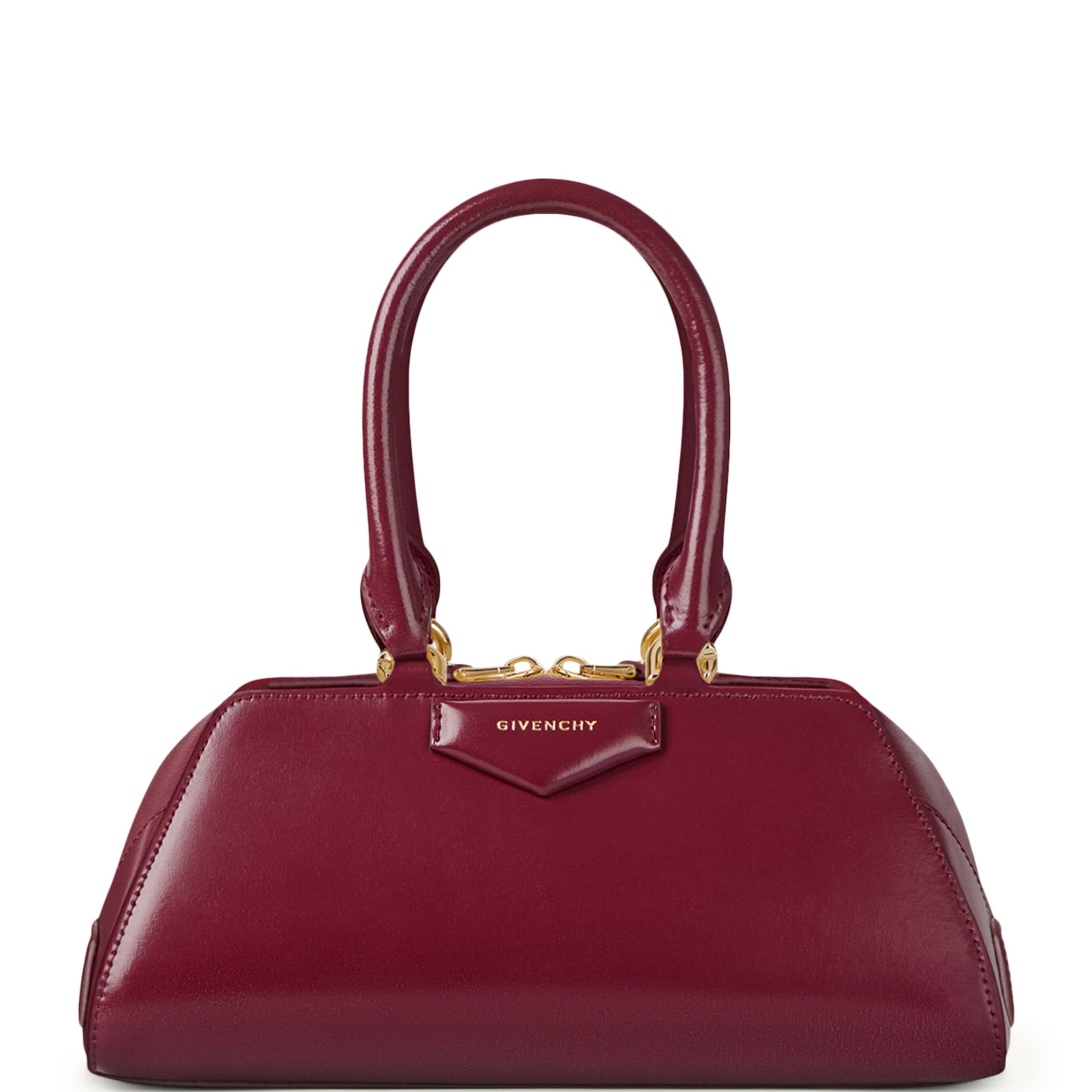 Givenchy Mini Leather Antigona Cube East-West Top-Handle Bag