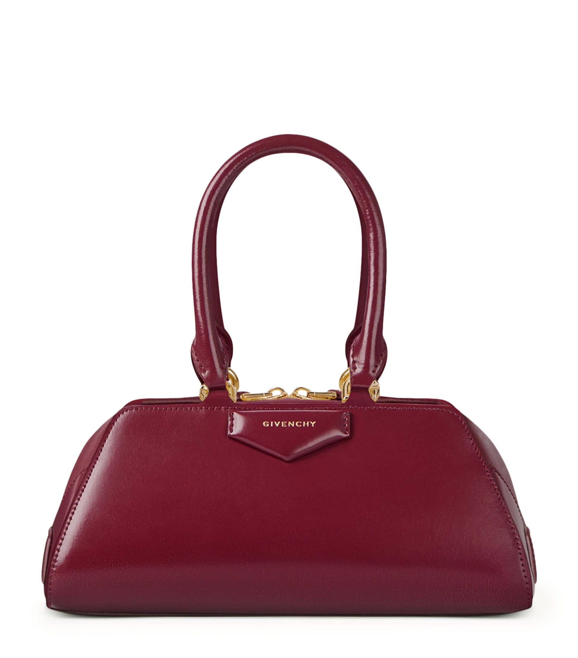 Givenchy Mini Leather Antigona Cube East-West Top-Handle Bag