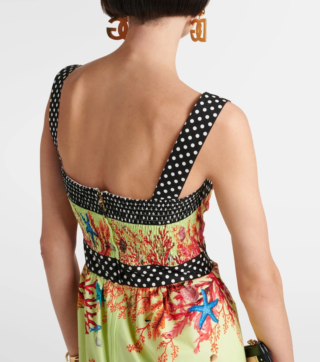 Dolce&Gabbana - Capri printed cotton minidress