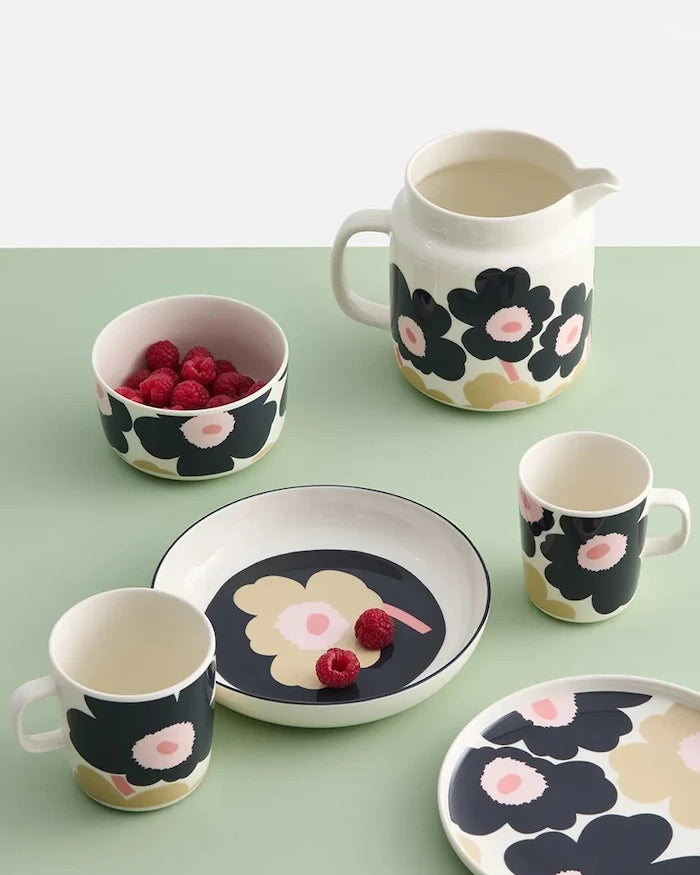 Marimekko kahvaltı tabağı, taşçini, 20,5 cm