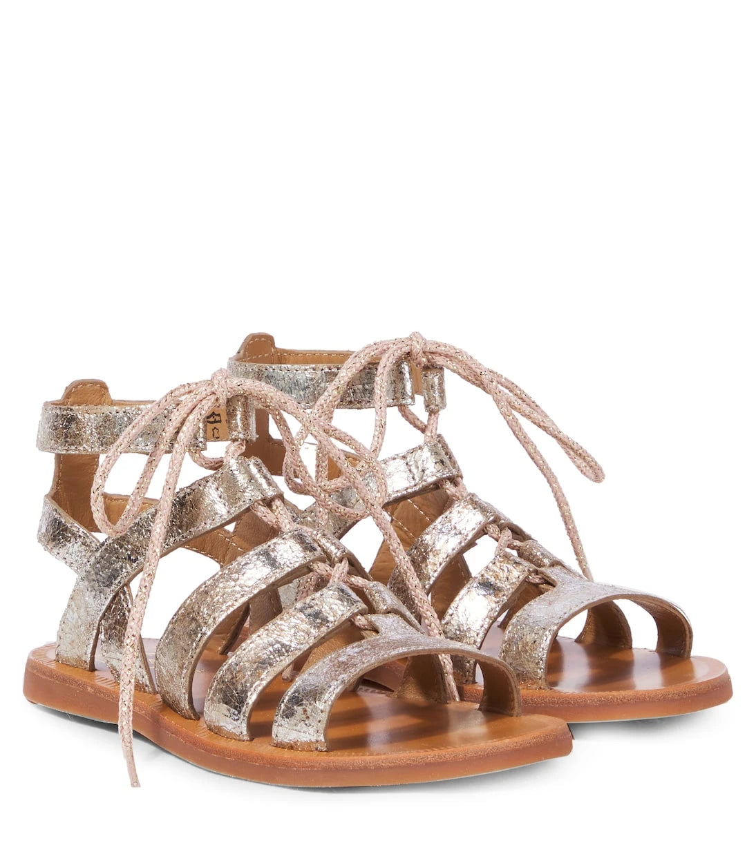 Pom d'Api - Plagette Guily metallic leather sandals
