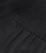 Posse Black Linen Matilda Midi Skirt