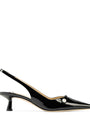 Amita 45 Leather Slingback Pumps