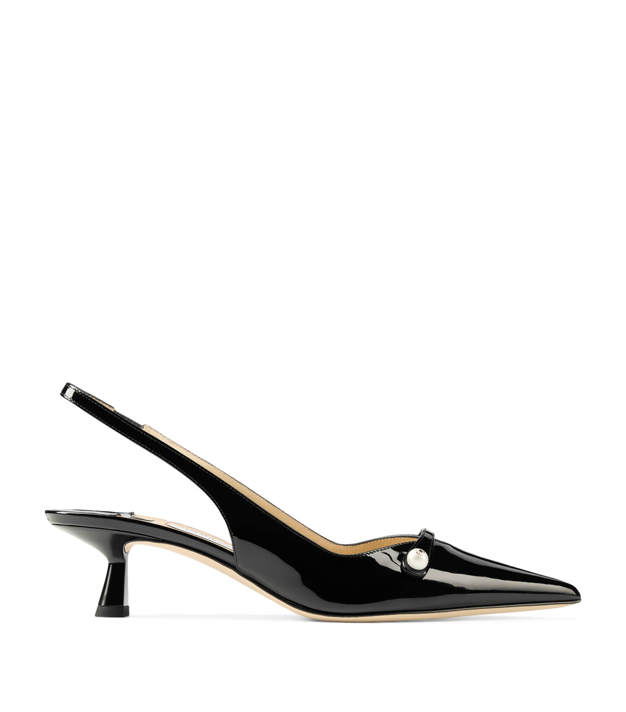 Amita 45 Leather Slingback Pumps
