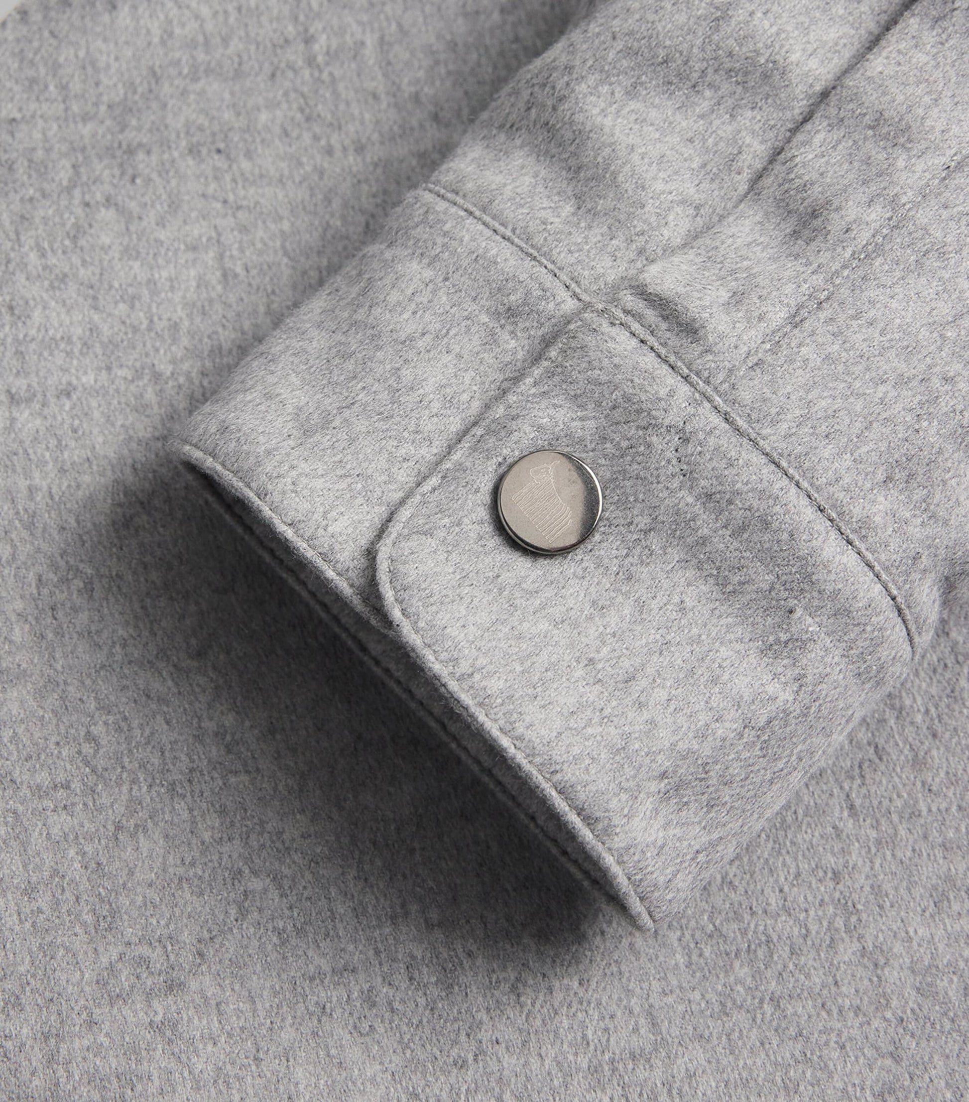 Colombo Grey Silk-Cashmere Hybrid Jacket