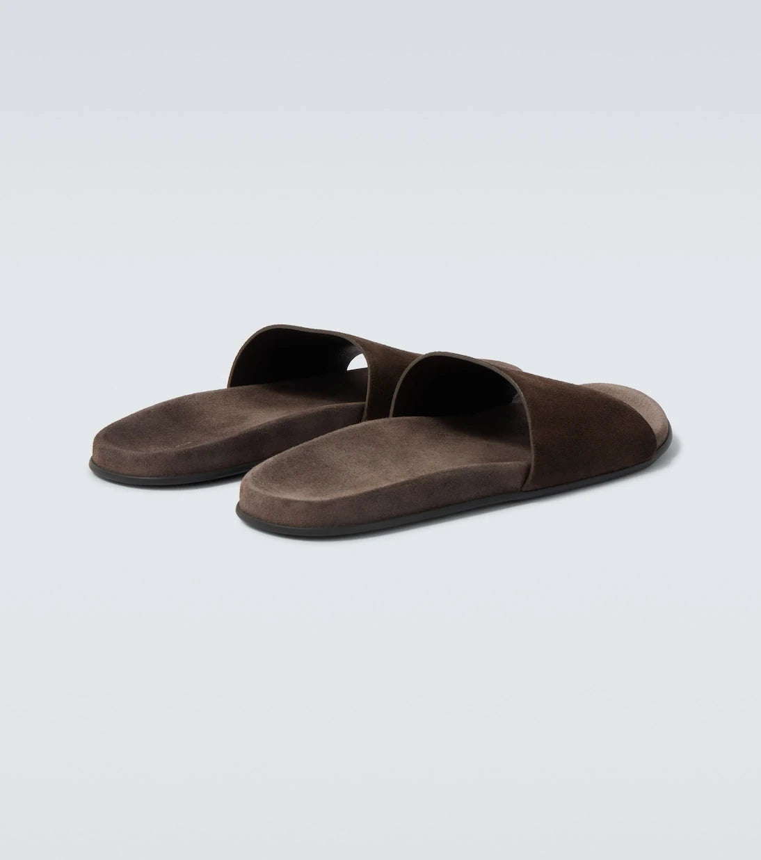 The Row - Hugh suede slides