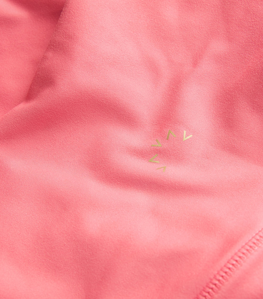 Varley Pink FreeSoft High-Rise Shorts