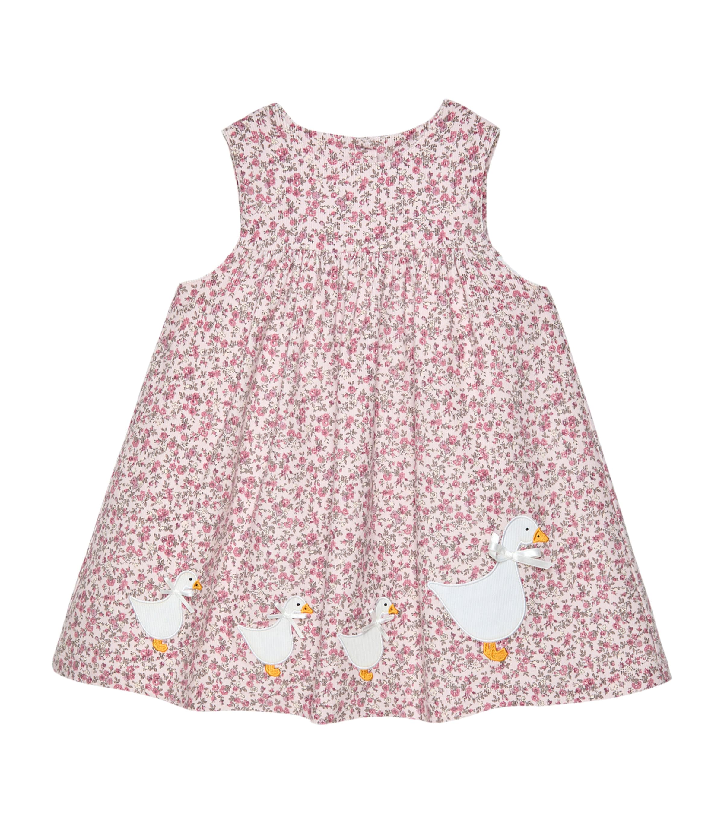 Trotters Cotton Duck Floral Dress (3-36 Months)