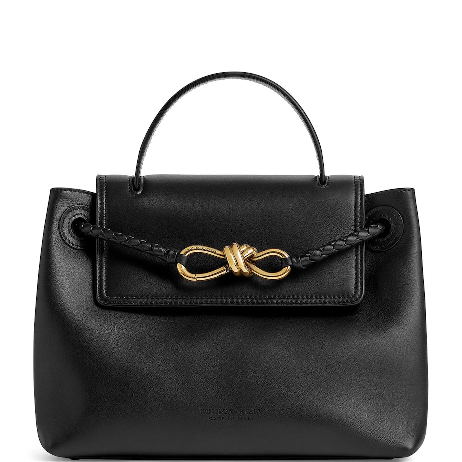 Bottega Veneta Black Small Calfskin Ciao Ciao Top-Handle Bag