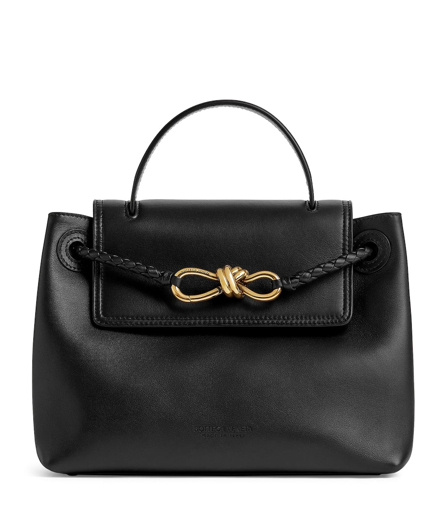 Bottega Veneta Black Small Calfskin Ciao Ciao Top-Handle Bag
