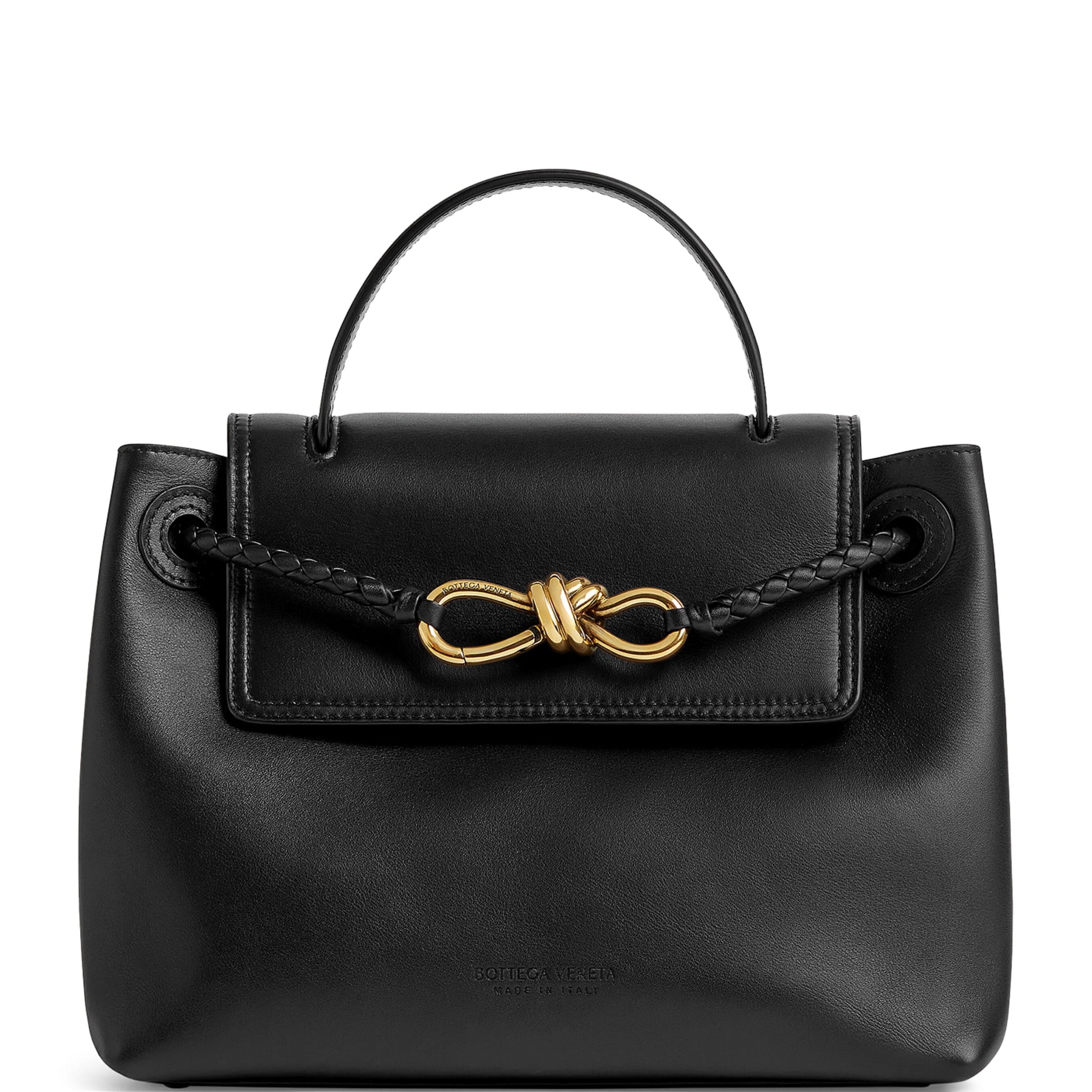 Bottega Veneta Black Small Calfskin Ciao Ciao Top-Handle Bag