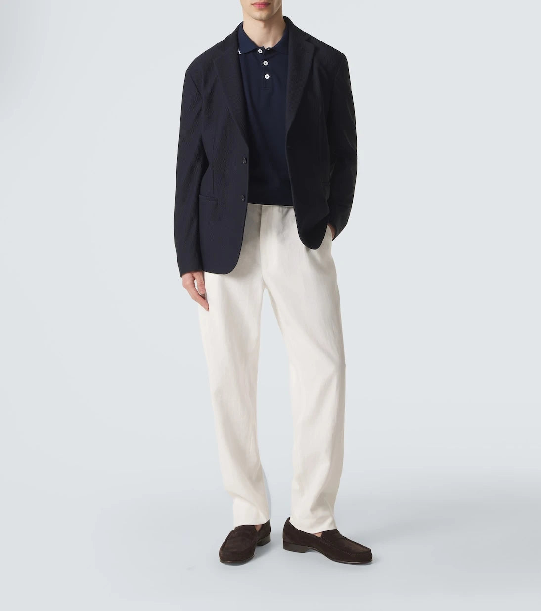 Giorgio Armani - Cotton piqué polo shirt