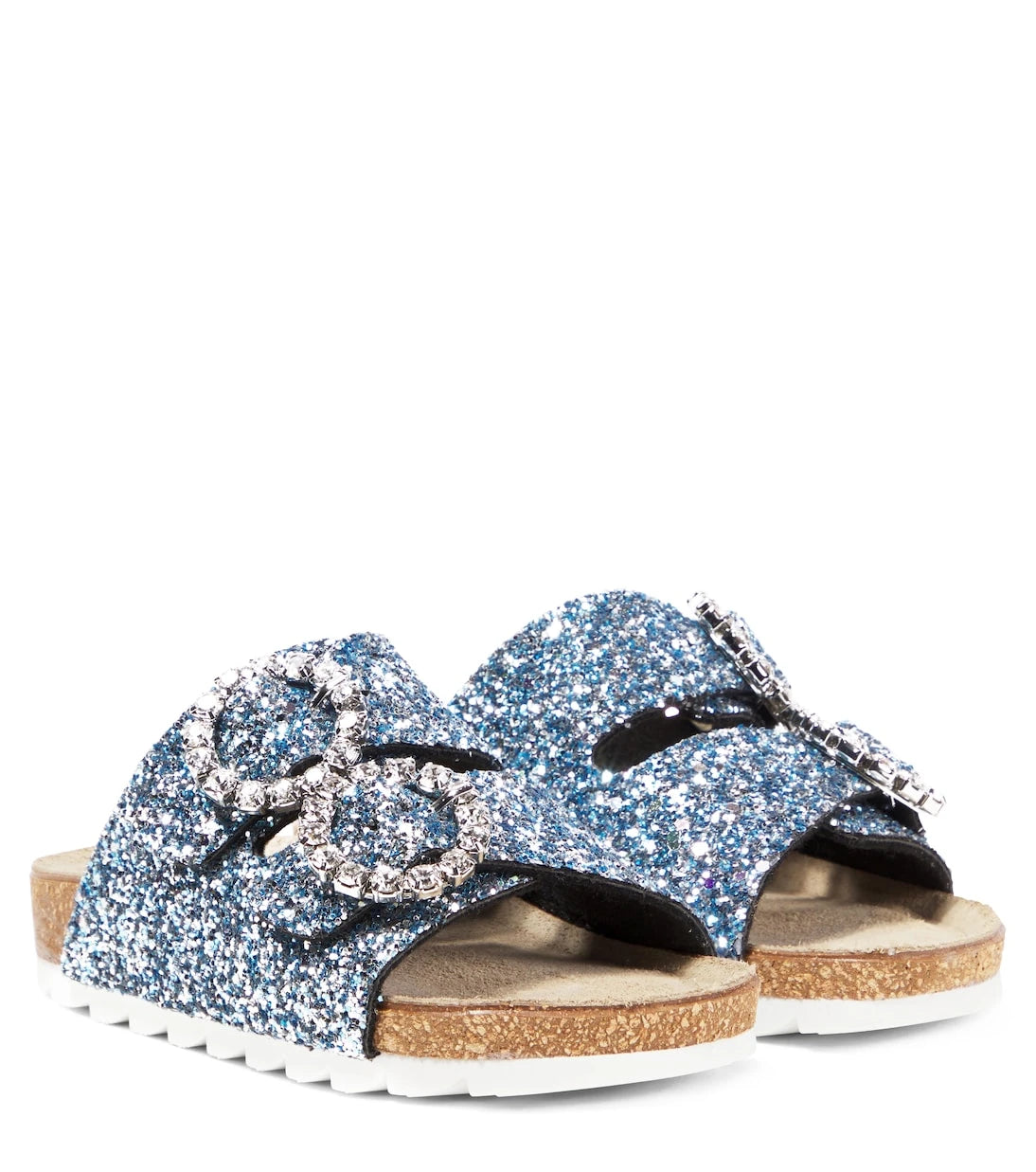 Monnalisa - Glitter embellished sandals