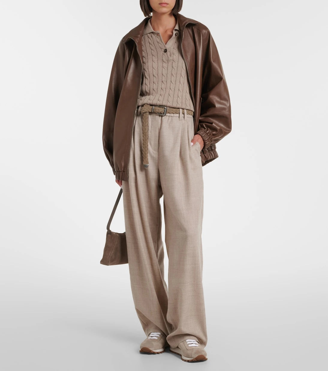 Brunello Cucinelli - Monili virgin wool wide-leg pants