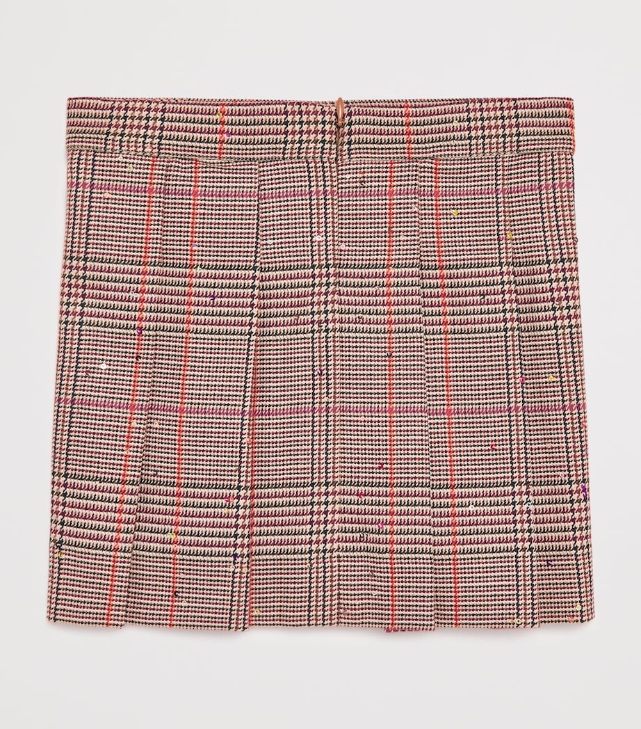 Check Pleated Skirt (2-12 Years) 17 BEIGE