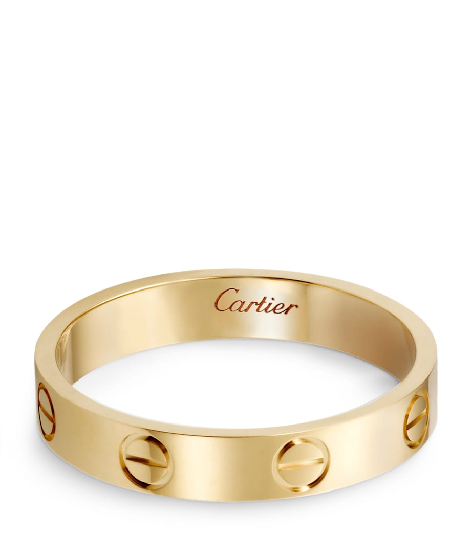 Yellow Gold LOVE Wedding Band