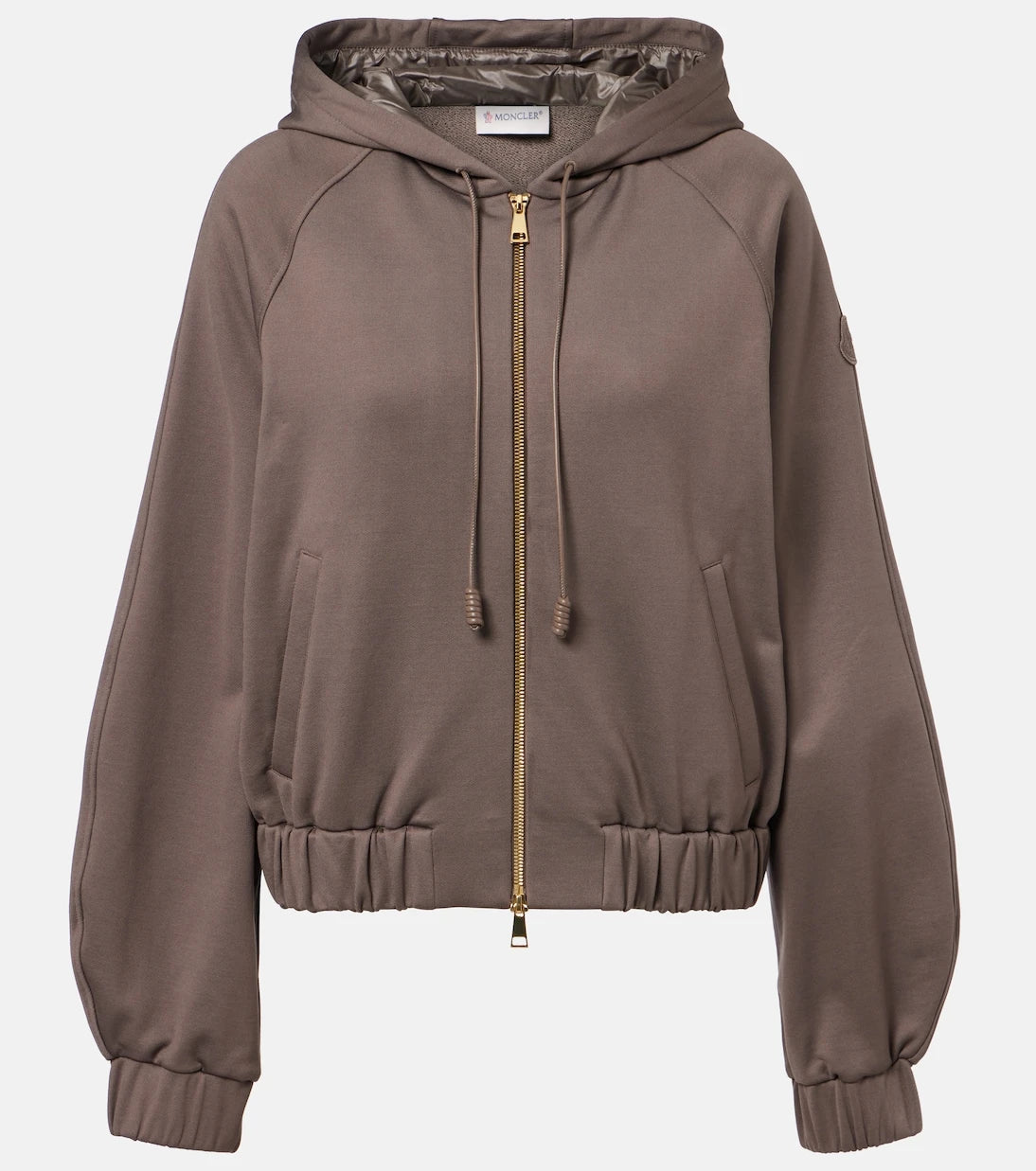 Moncler - Jersey zip-up hoodie