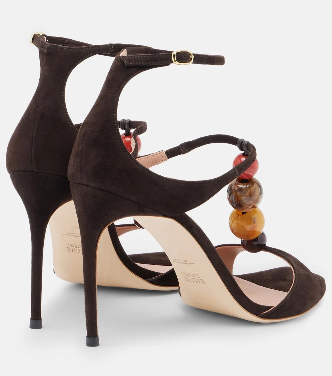 Malone Souliers - Lena beaded suede sandals