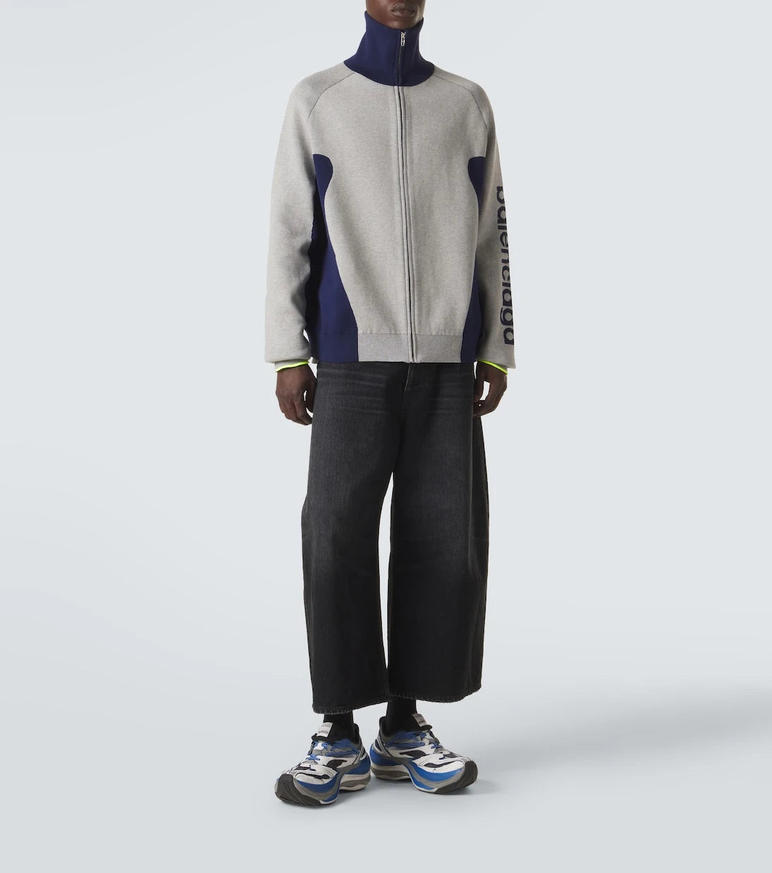 Balenciaga - Bodies cotton-blend zip-up cardigan