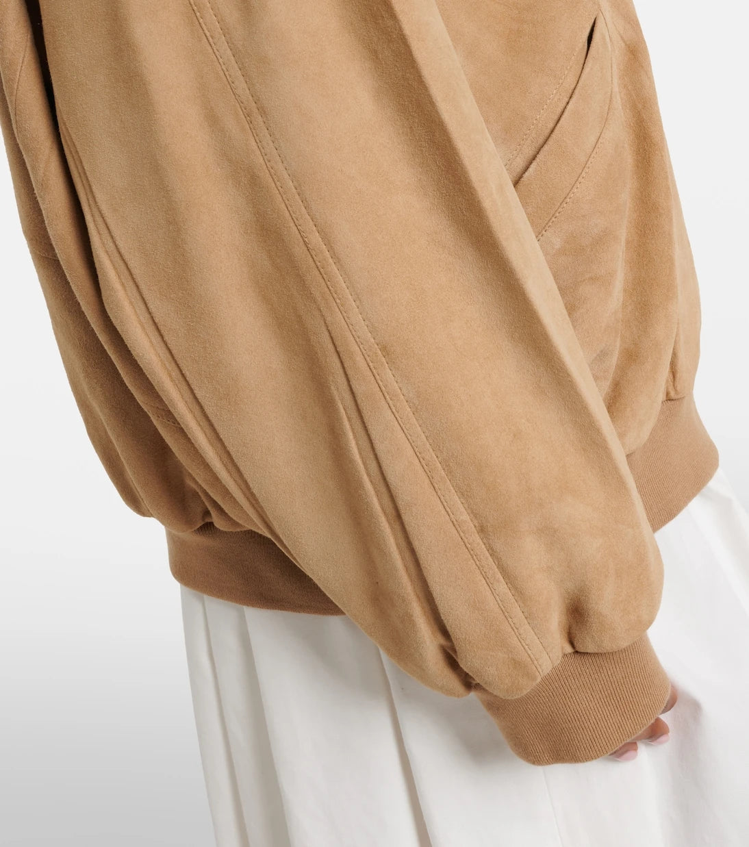 Prada - Suede blouson jacket