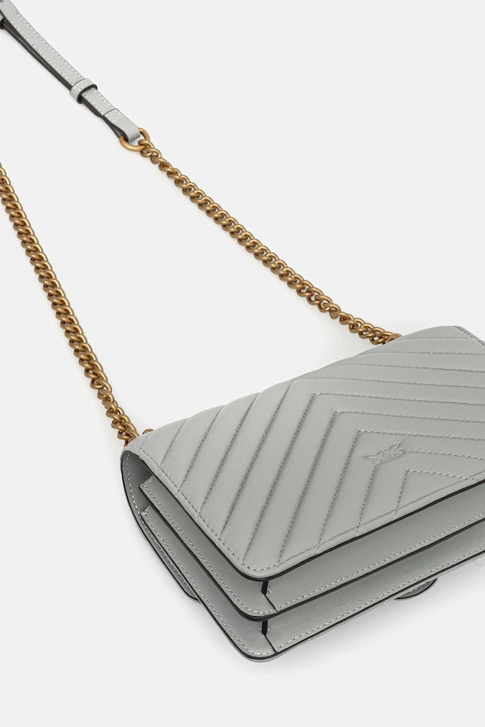 Pinko kadın deri crossbody çanta