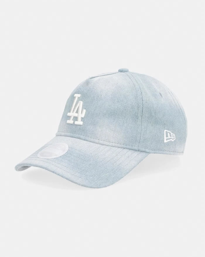 New Era pamuklu kumaştan beyzbol şapkası DENIM 920 LA DODGERS