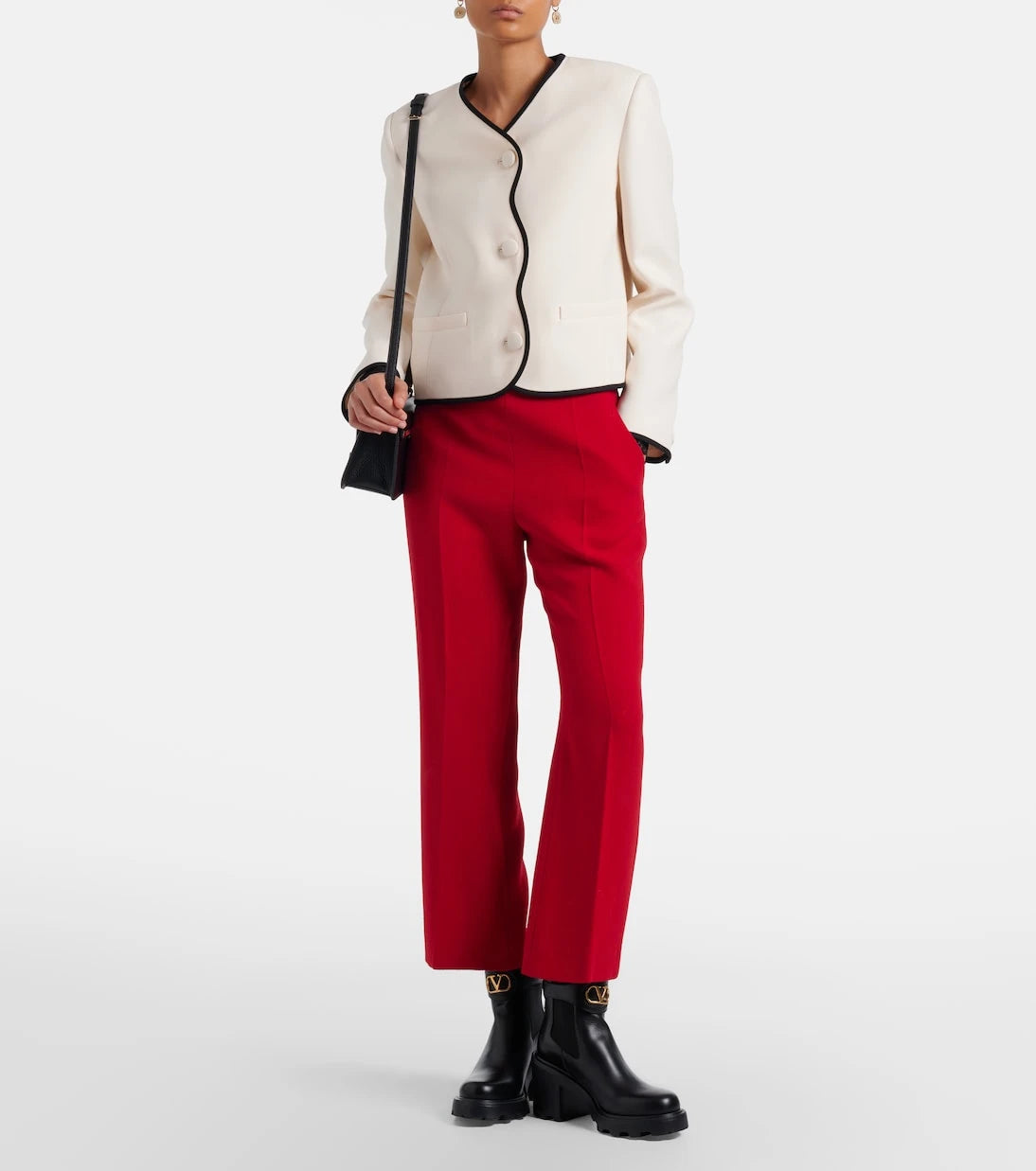 Valentino Garavani - Beatle VLogo leather ankle boots