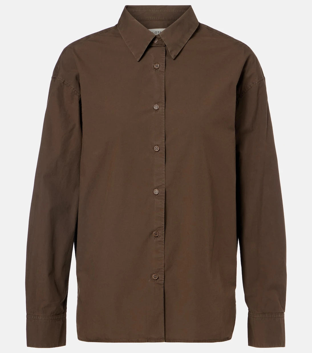 Nili Lotan - Amante cotton poplin shirt