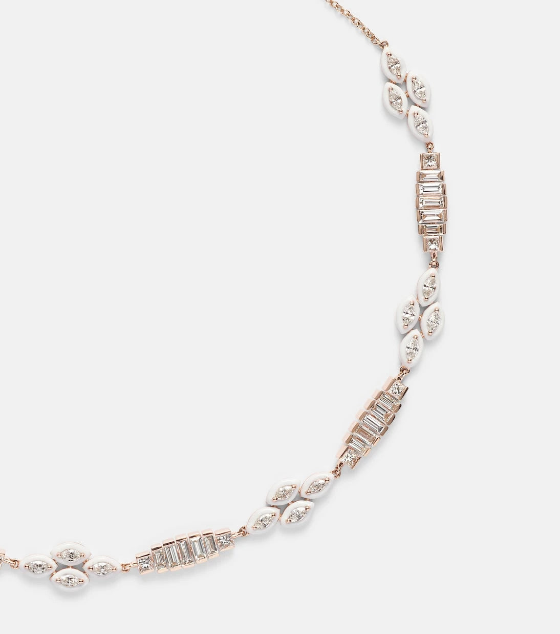 Kamyen - 18kt gold choker with diamonds