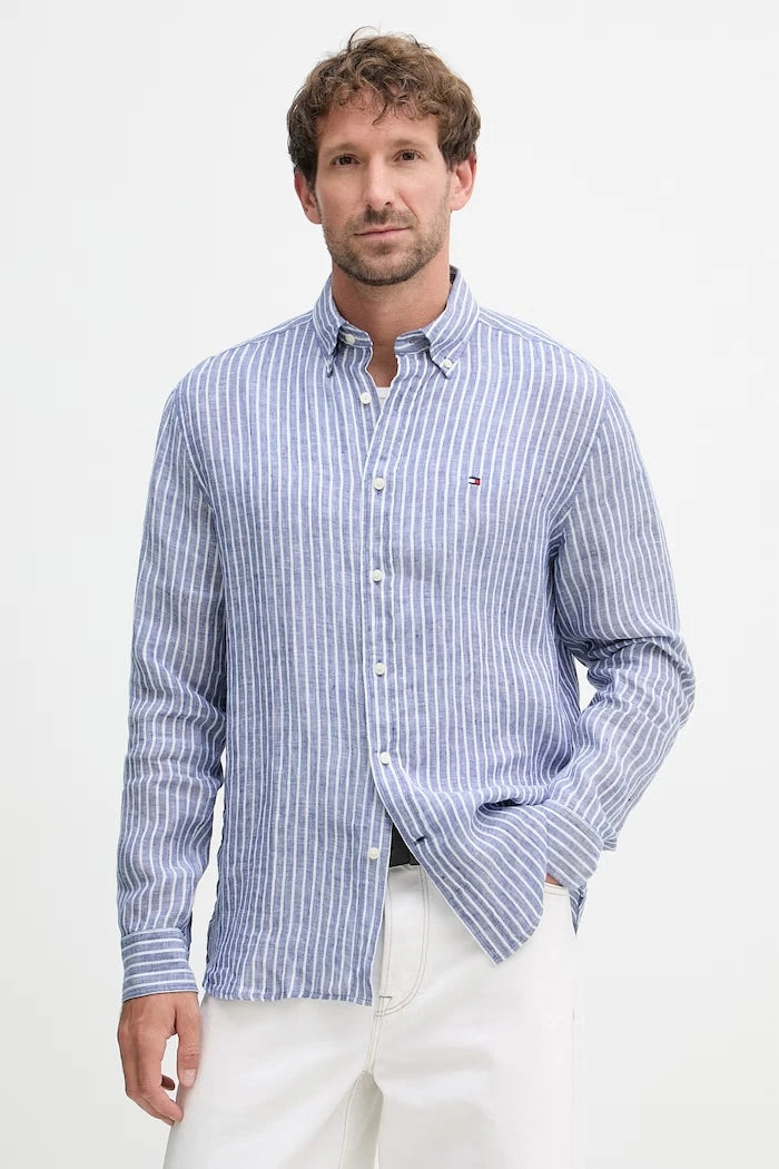 Tommy Hilfiger erkek keten gömlek