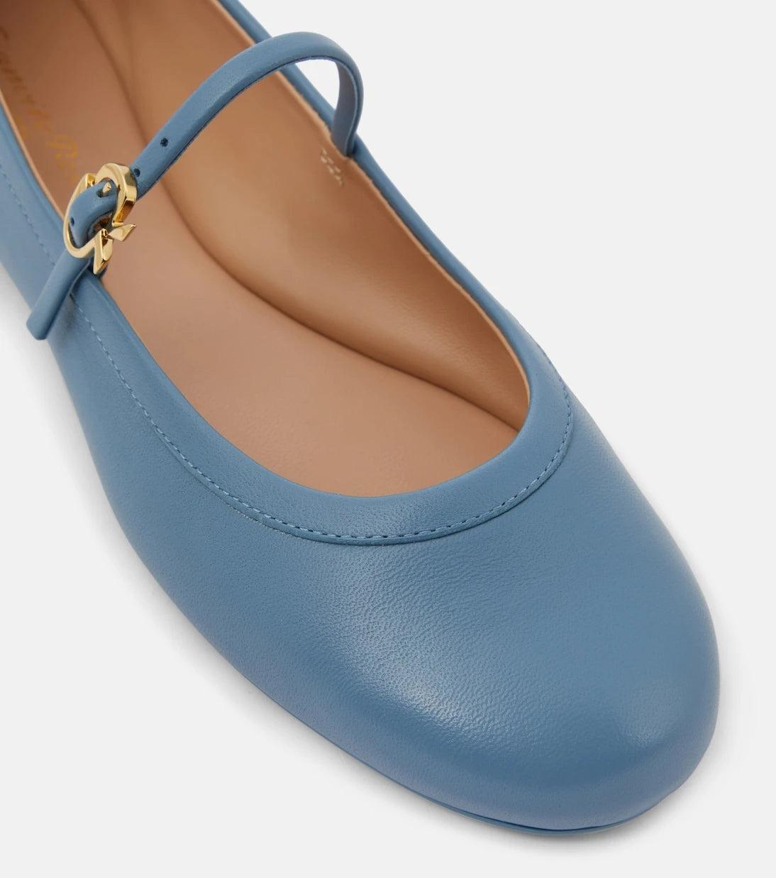 Gianvito Rossi - Carla leather Mary Jane flats