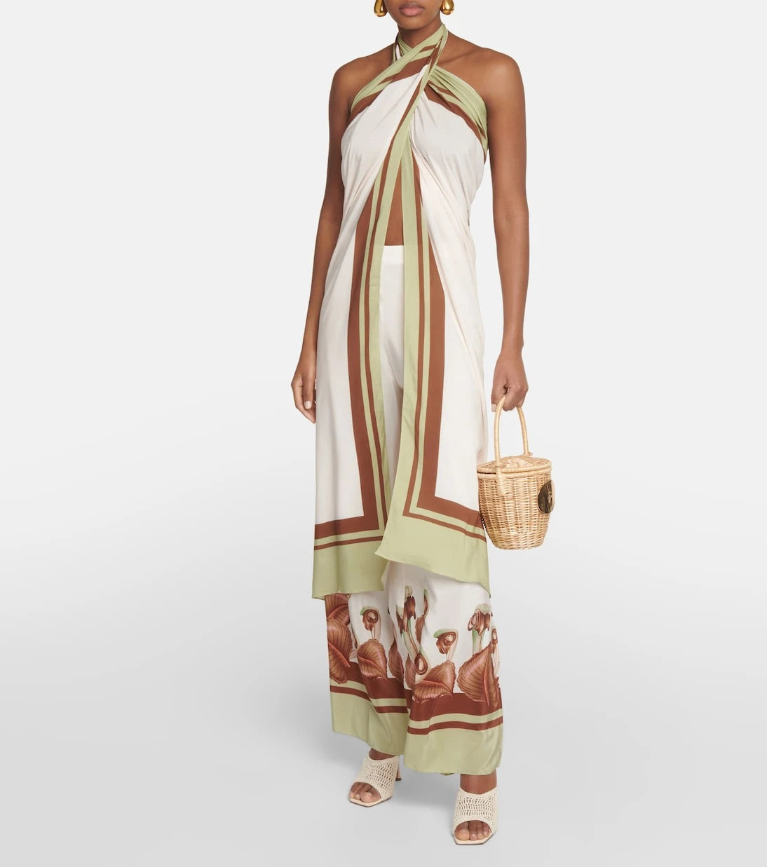 Adriana Degreas - Arisaema halterneck top