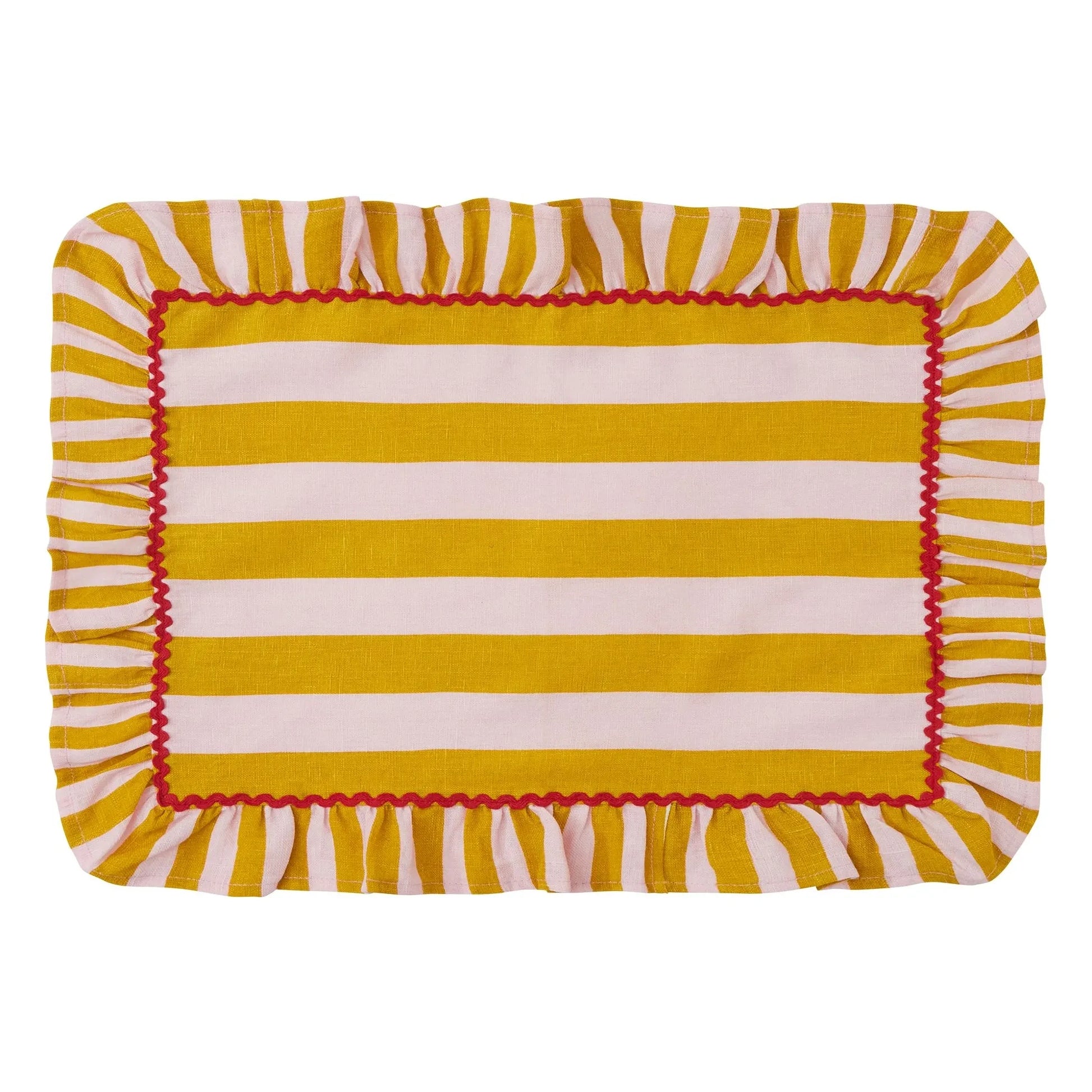 Bitossi - Striped placemat | Mustard