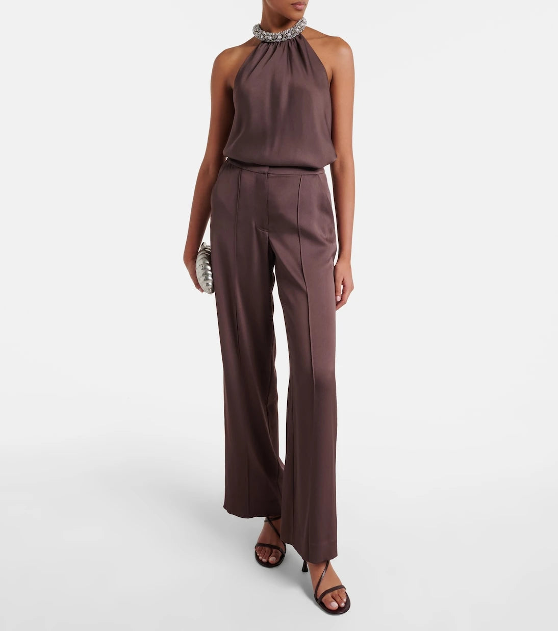 Simkhai - Embellished satin top