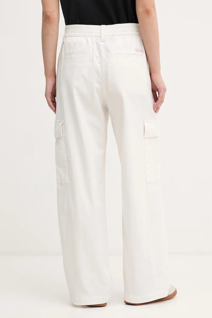 Calvin Klein Jeans pamuklu kadın pantolonu