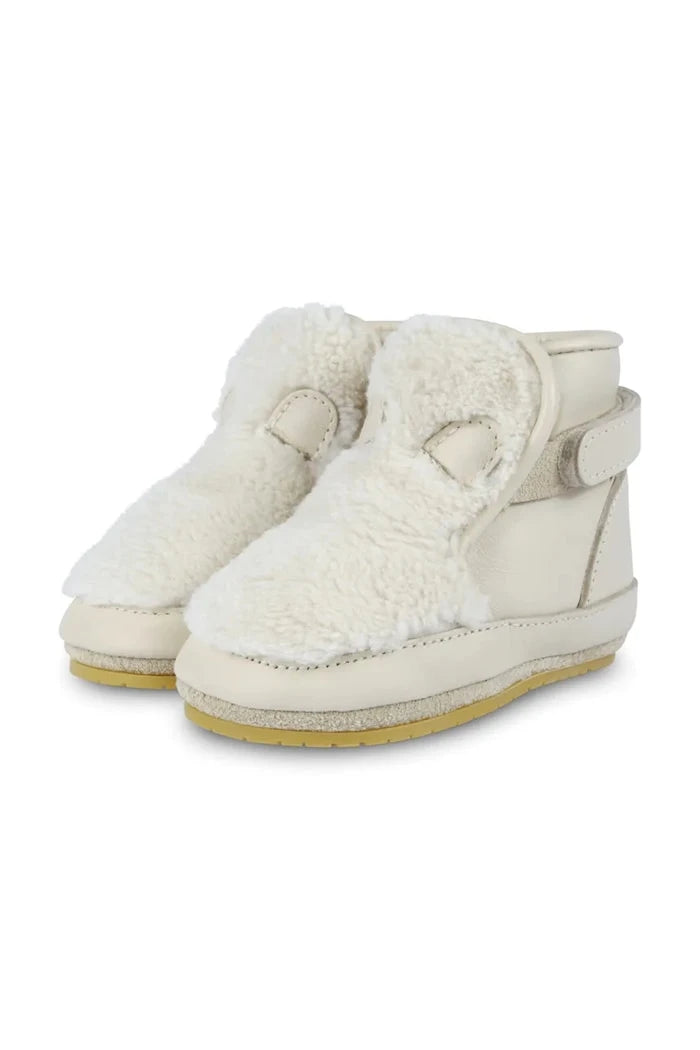Бебешки кожени обувки Donsje Richy Booties Polar Bear
