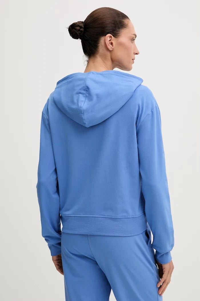 HUGO kadın kapüşonlu pamuklu sweatshirt SIGNATURE_HOODIE