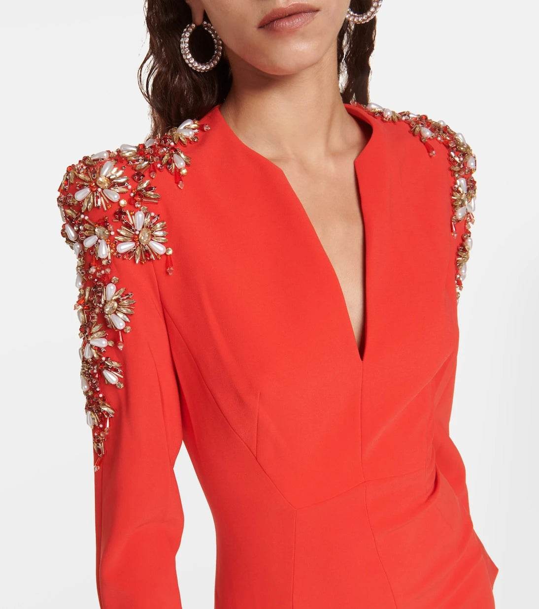 Jenny Packham - Kay embellished crêpe gown