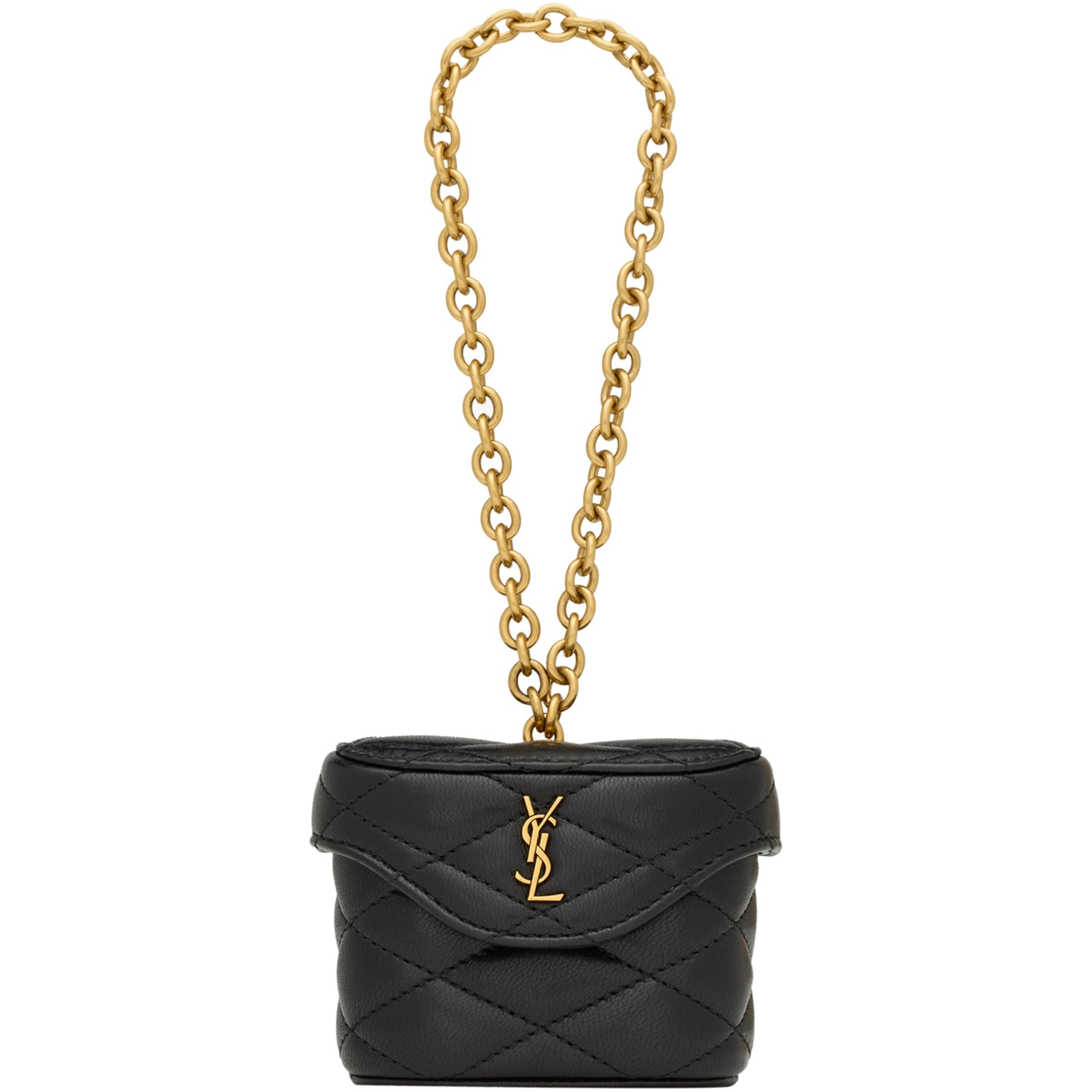 Leather June Box Bag Charm Keyring