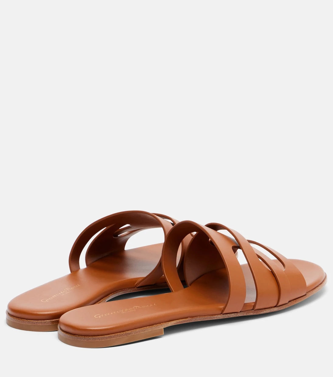 Gianvito Rossi - Nora leather slides