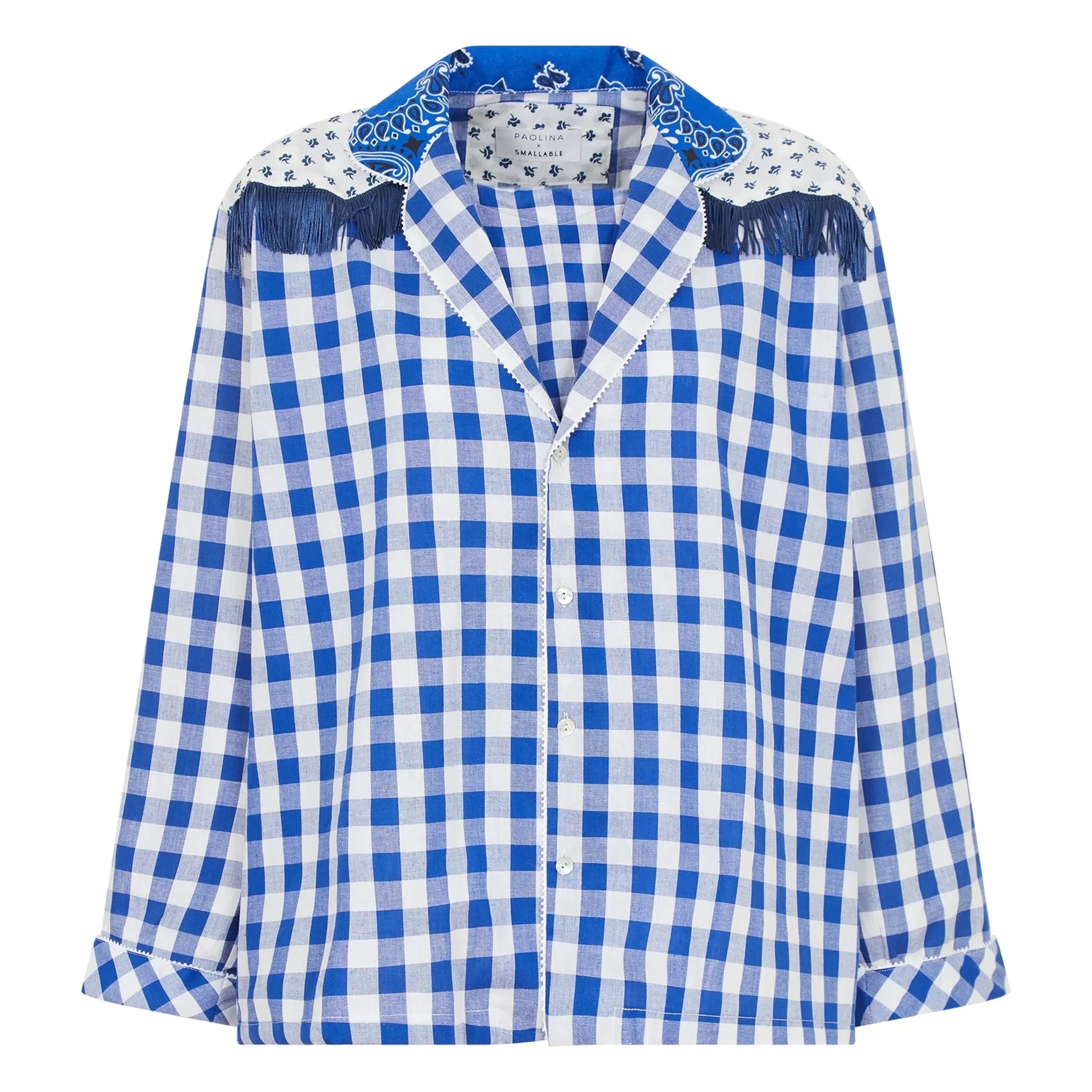 Paolina - Paolina x Smallable - Douglas blouse | Blue