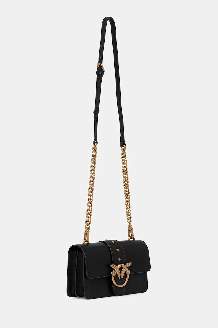 Pinko чанта crossbody дамска от кожа