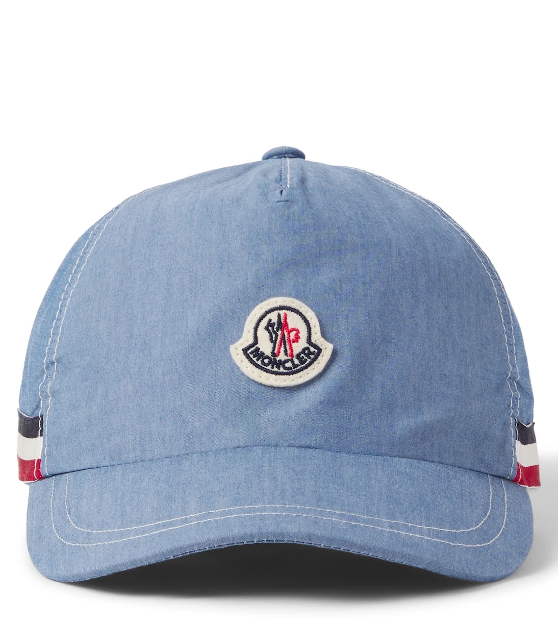 Moncler Enfant - Logo cotton-blend denim baseball cap
