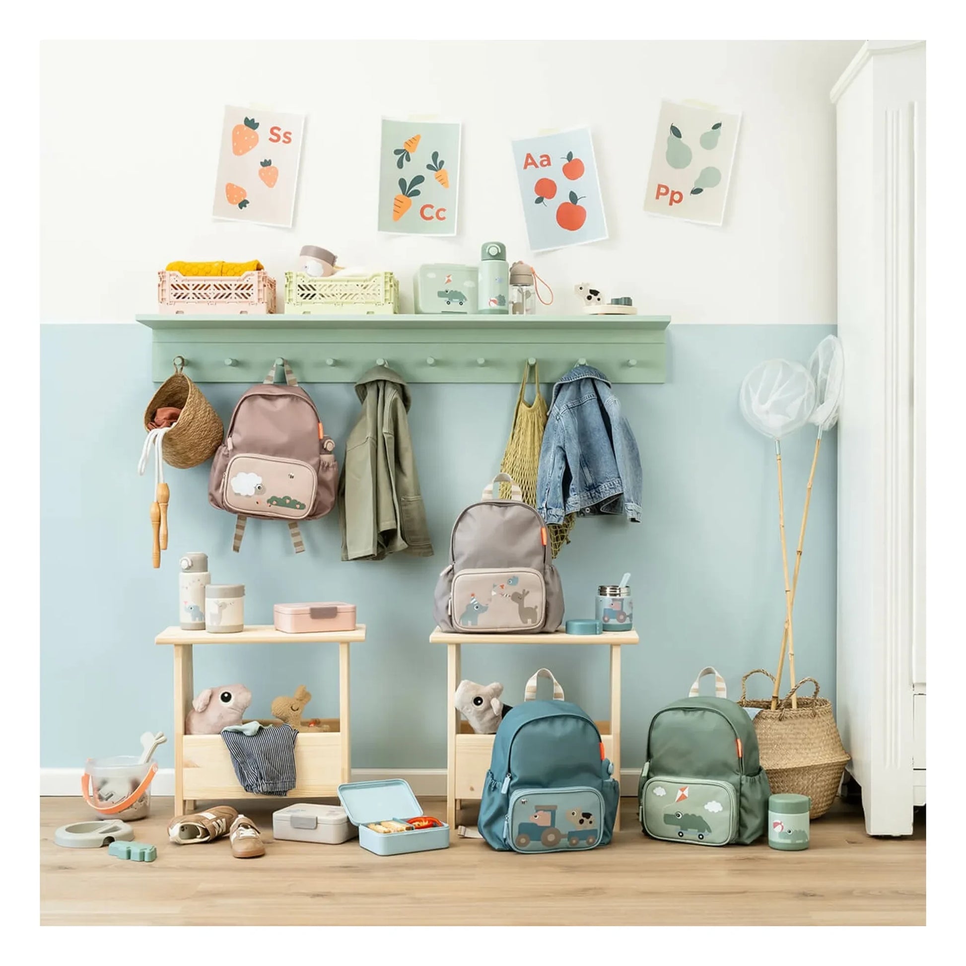 Done by deer - Playground insulated lunch box | Sage