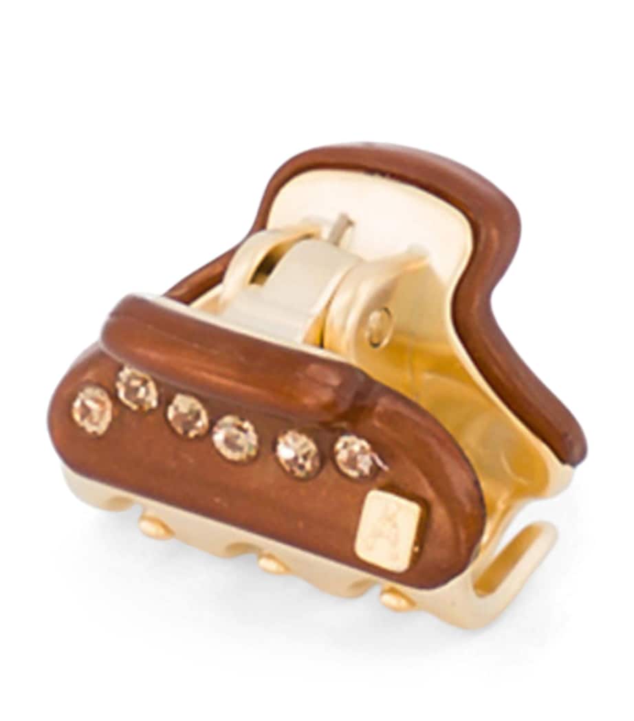 Gold-Plated Mini Claw Hair Clip