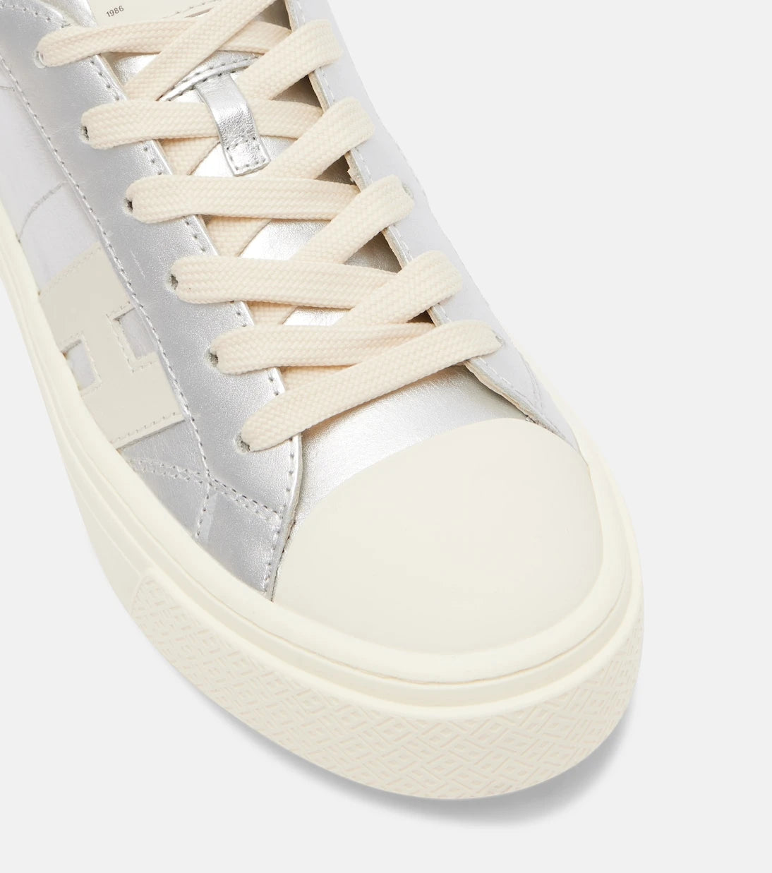 Hogan - Crosswind metallic leather sneakers