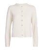 Vince White Soft Bouclé Cardigan